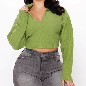 Cropped sweater